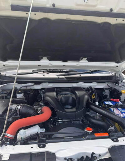 Freshly detailed vehicle showing clean surfaces and finish