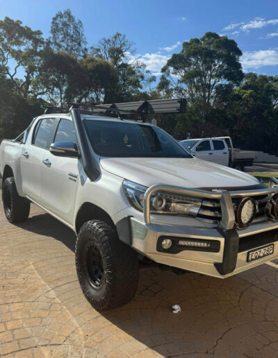 Vehicle exterior cleaned and polished on location